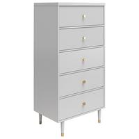 Couchtisch Elizabeth mit Ablagefach Grau - Grau, Design, Holzwerkstoff (70/141/46cm) - MID.YOU
