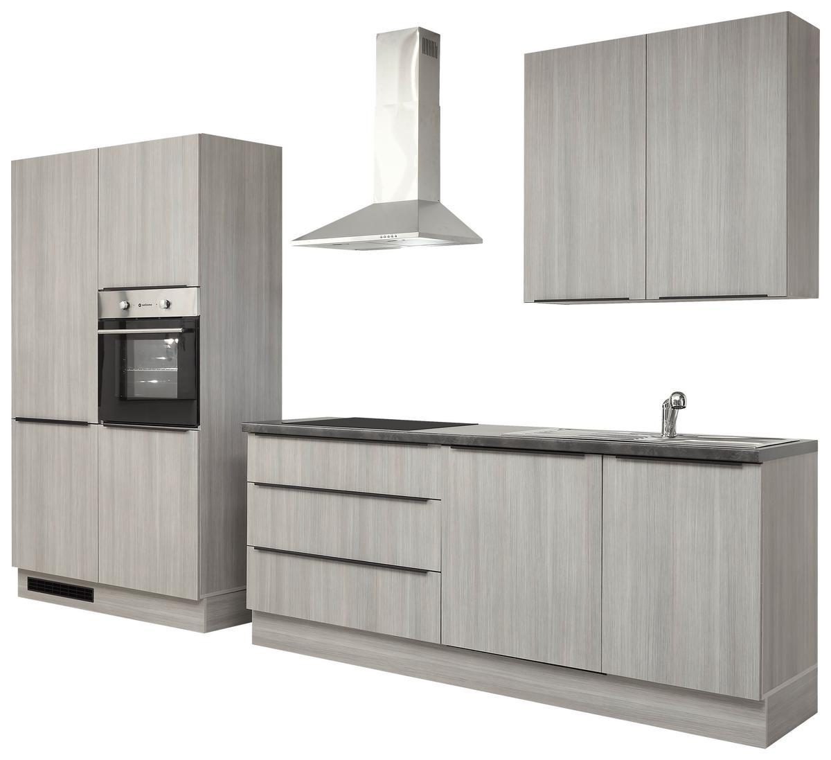 Küchenblock Landzeit Pinienfarben B: 320 cm - Anthrazit/Pinienfarben, Design, Holzwerkstoff (320cm) - MID.YOU