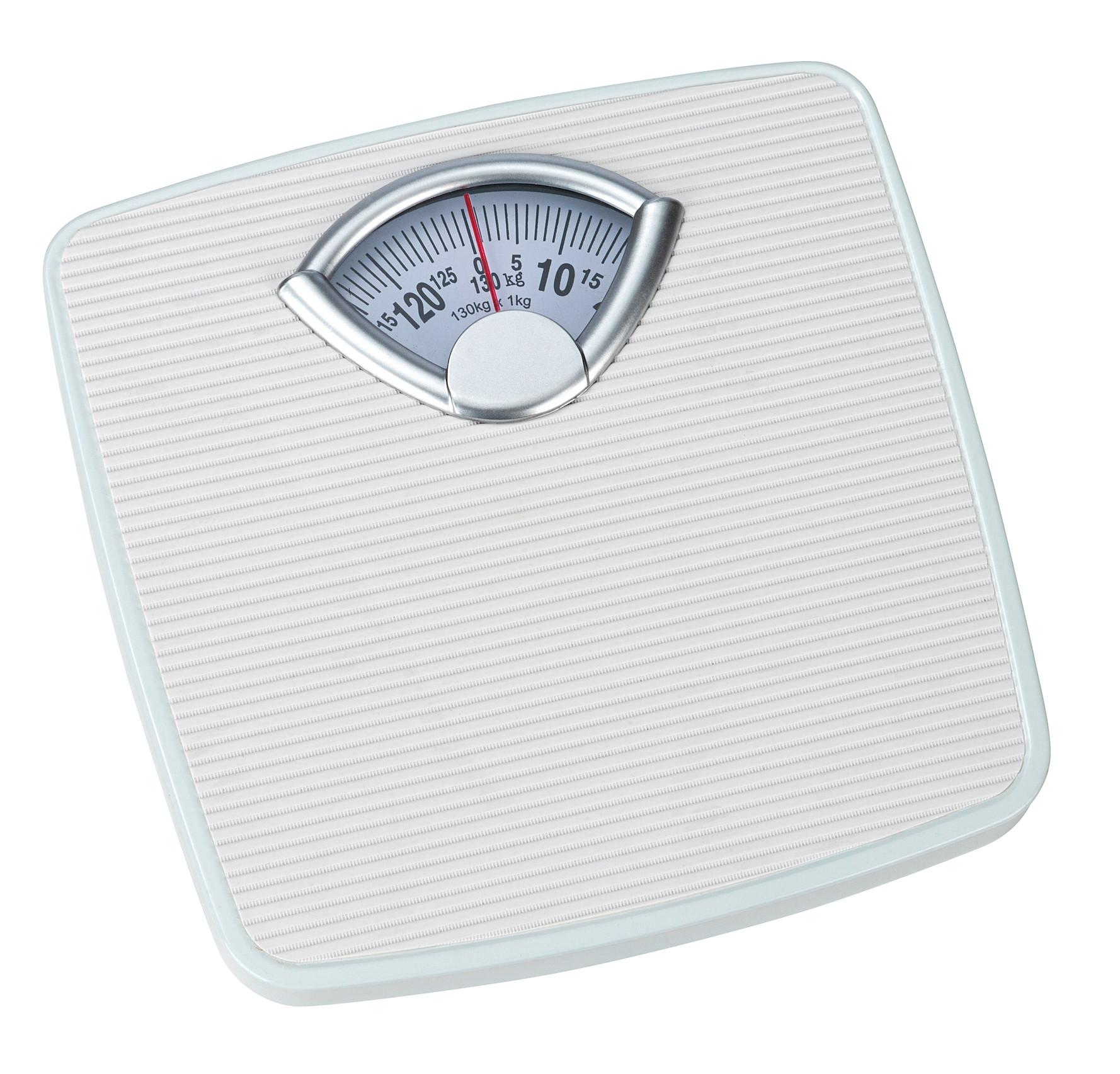 Körperwaage Analog Wenko Bis 130 Kg - Weiß, KONVENTIONELL, Kunststoff/Metall (27/4,5/26,5cm) - Wenko