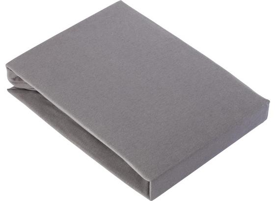 Prostěradlo Napínací Basic - šedá, textil (180/200cm) - Mömax modern living Prostěradlo Napínací Basic - šedá, textil (180/200cm) - Mömax modern living