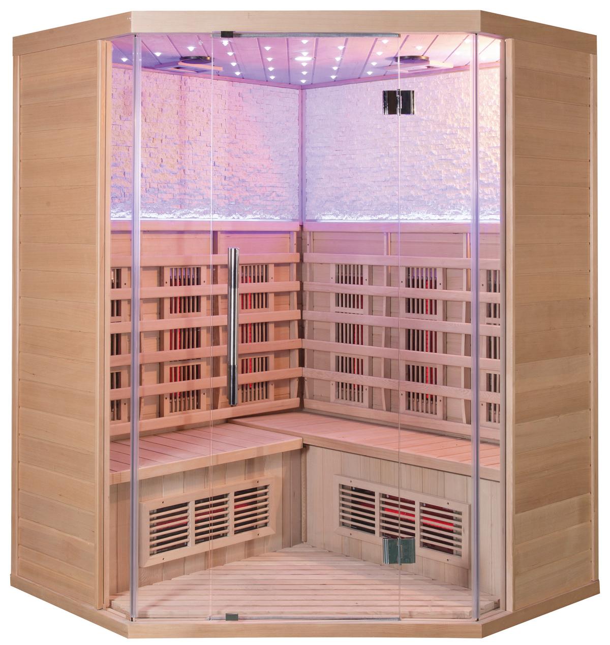 Infrarotkabine 3-4 Personen 150x200x65cm Oslo - MODERN (150/200/65cm)