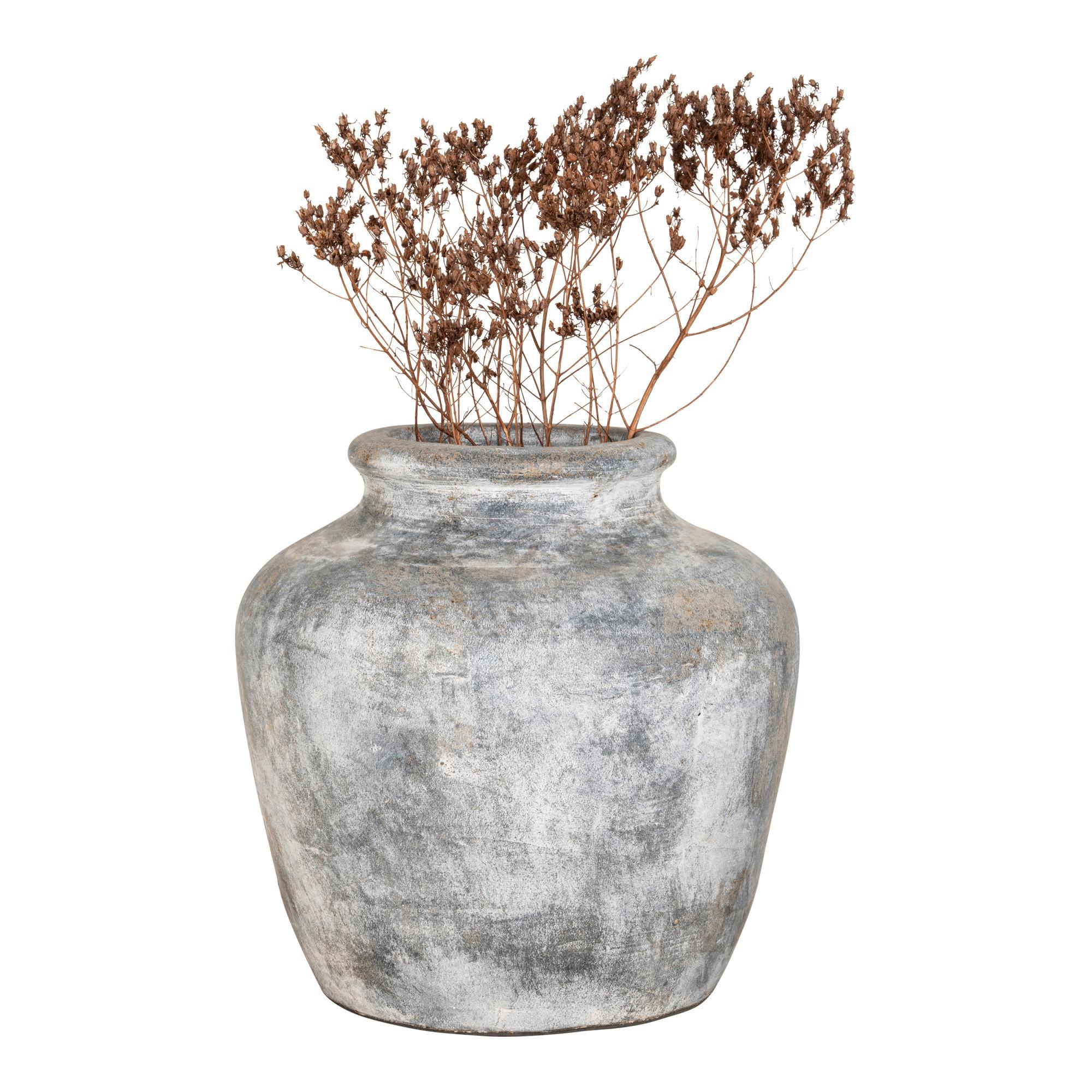 Vase Santo Hellgrau B: 30 Cm - Hellgrau, Design, Keramik (30/30/30cm)