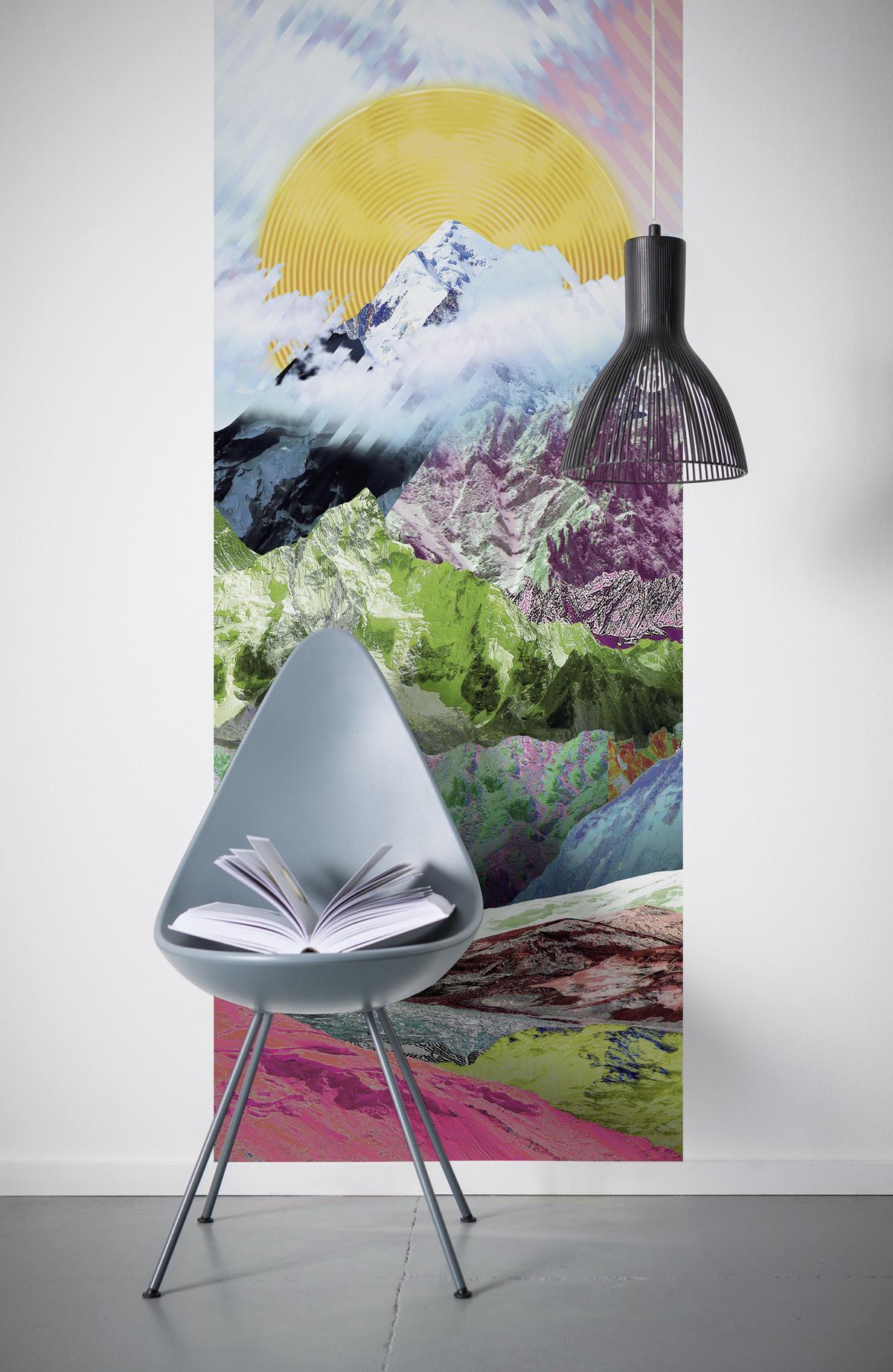 Vliestapete 6017a-Vd1 Mountain Top Panel - Design (100/250cm)