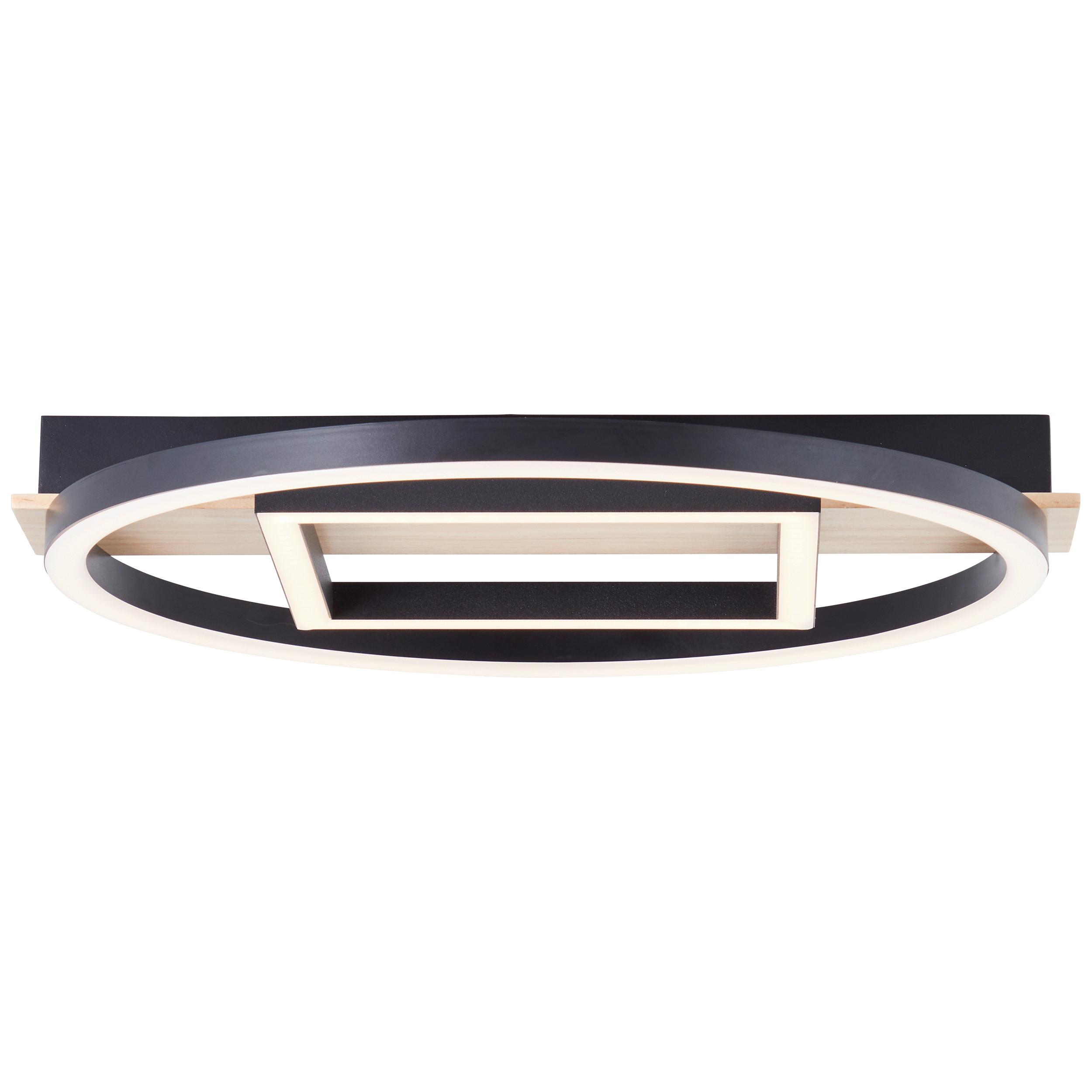 LED-Paneel G99928a76 Maureen - Schwarz/Braun, Design, Holz/Kunststoff (5/39/37cm) - Brilliant