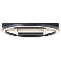 LED-Paneel G99928a76 Maureen - Schwarz/Braun, Design, Holz/Kunststoff (5/39/37cm) - Brilliant