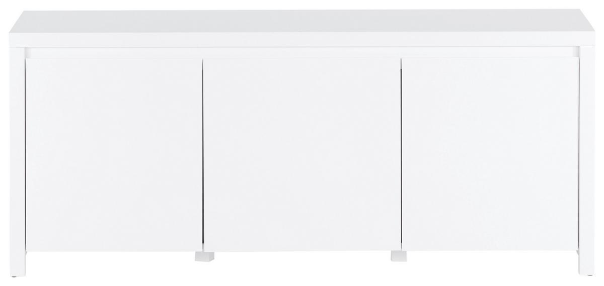 Kommode Larios 143,2 cm Weiß - Weiß, MODERN, Holzwerkstoff (143,2/61/40cm)