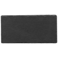 SERVÍROVACÍ PODNOS STONEY - M - černá, Moderní, plast/kámen (30/15/0,7cm) - Zandiara