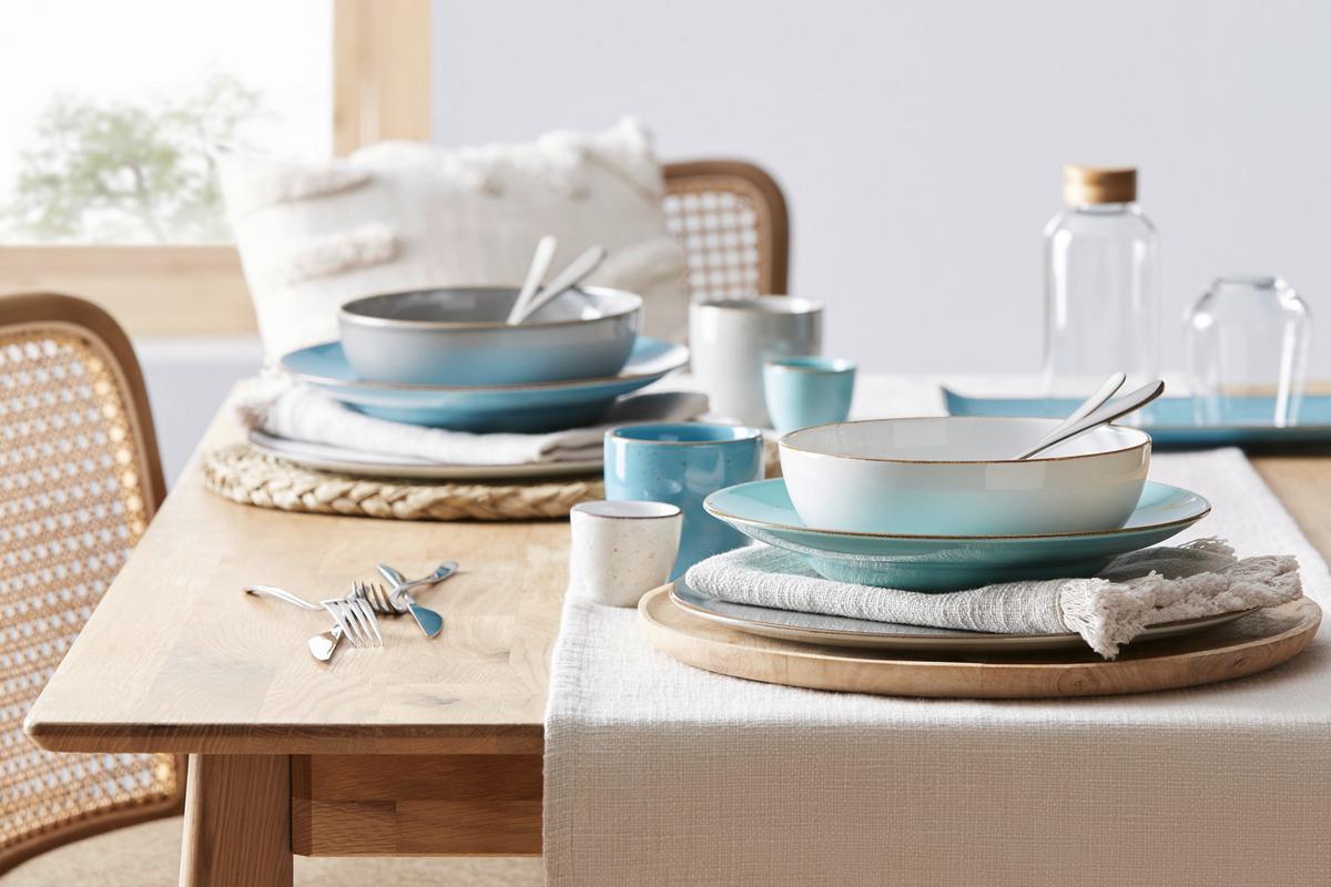 Servírovací podnos Capri, 32/16,5 cm - modrá, Moderní, keramika (32/16,5/2cm) - Premium Living