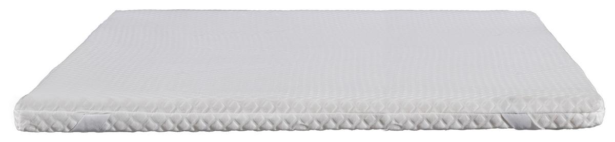 Topper Visco 120x200 Cm Viscoschaumkern - Weiß, Basics, Textil (120/200cm) - Livetastic