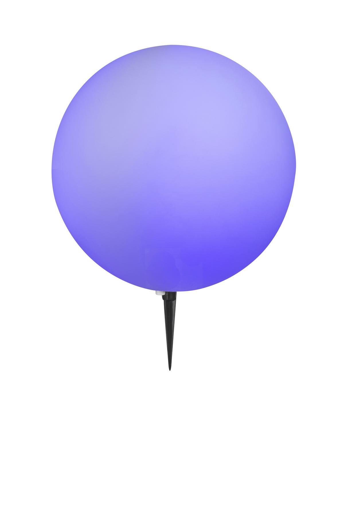 Außenstehleuchte 31776 Toula - Schwarz/Weiß, Design, Kunststoff (40/56cm) - Globo