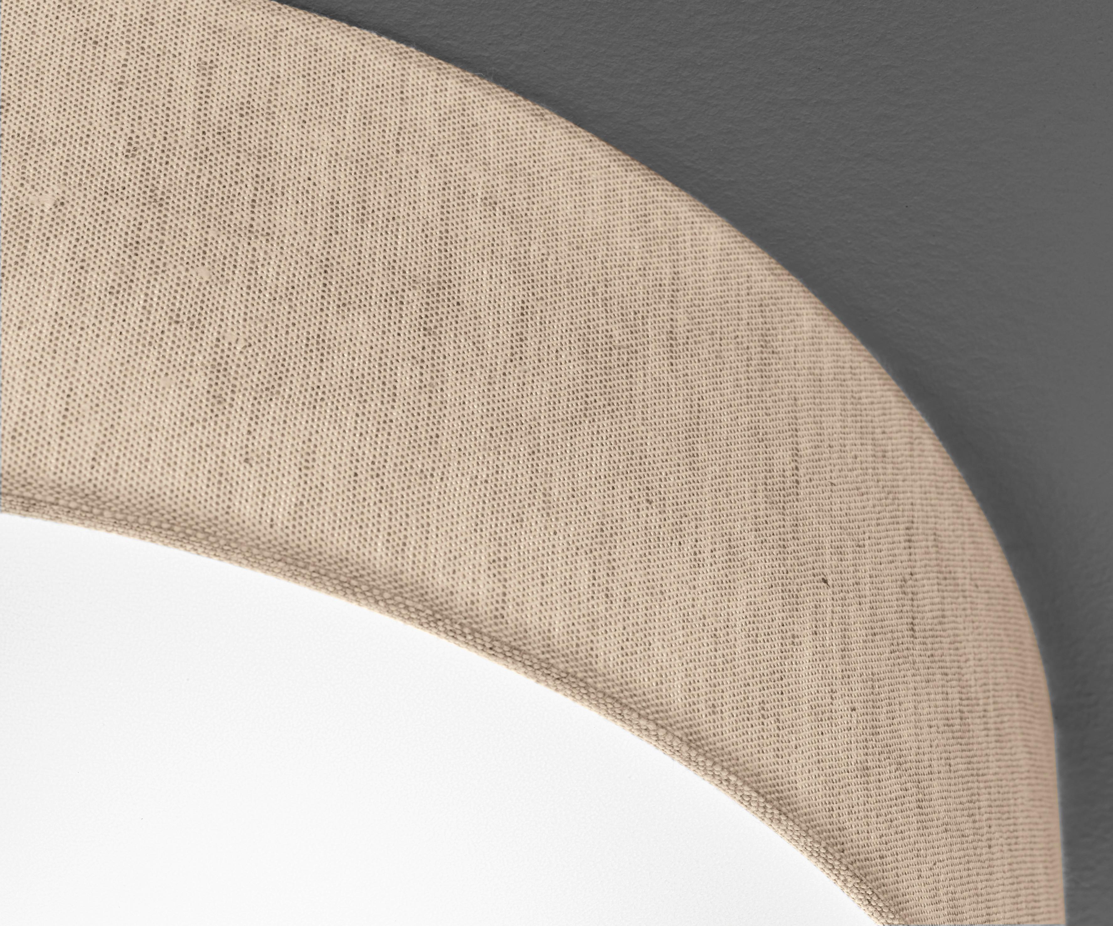 Deckenleuchte 20913 Thor - Sandfarben, Design, Textil (60/15cm) - Fischer & Honsel