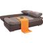 Sofa Cannes - Schwarz/Weiß, MODERN, Textil (202/97/71cm)