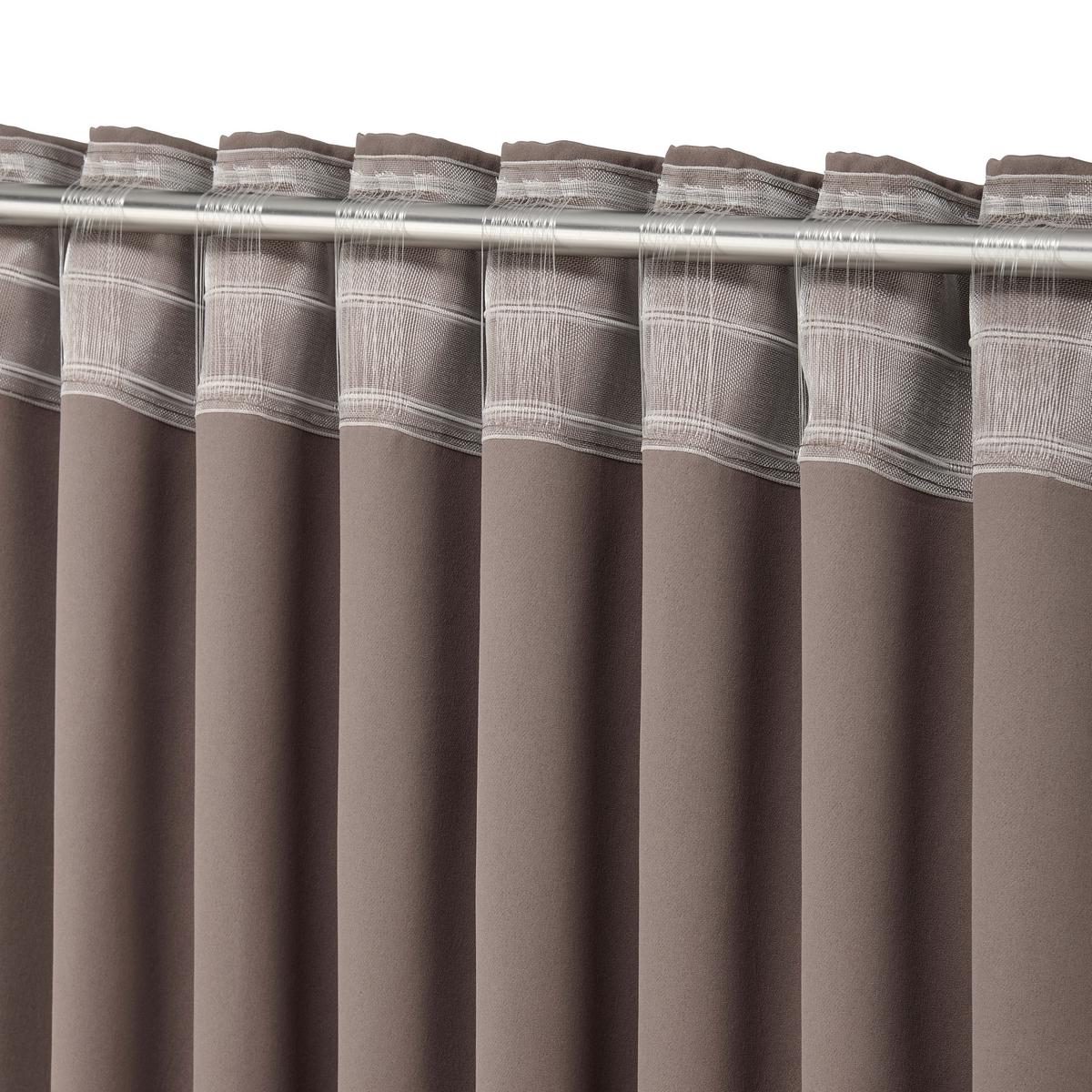 ZATEMŇOVACÍ ZÁVES HENRI - hnedá, textil (135/245cm) - Mömax