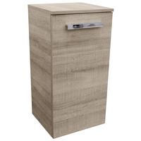 Badezimmer Unterschrank A- Vero BxH 35x69 cm Eichenfarben - Eichefarben, MODERN, Glas/Holzwerkstoff (35/69/32cm) - MID.YOU