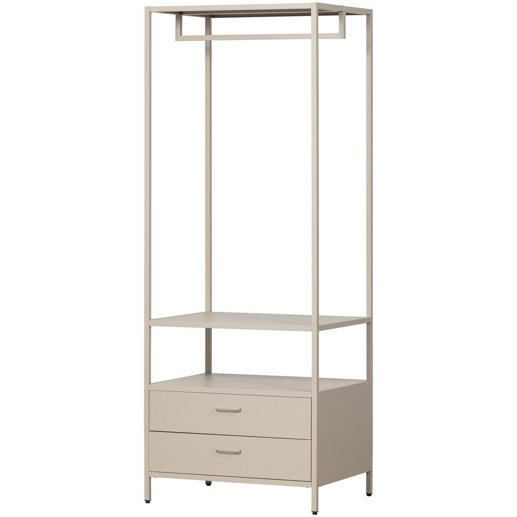 OFFENER KLEIDERSCHRANK Ferris Sandfarben B: 70cm