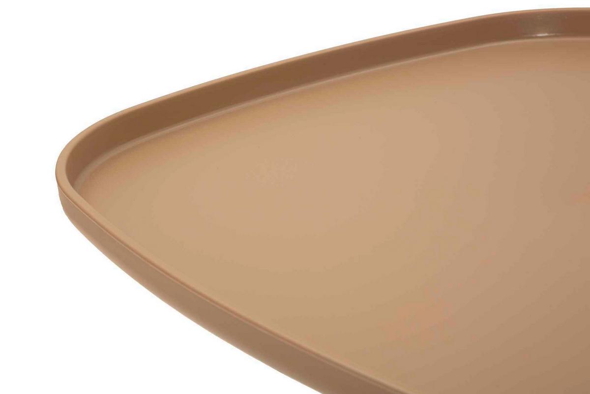 Couchtisch Gea Table Grau B: 48 Cm - Beige, Basics, Kunststoff (48/50/48cm)