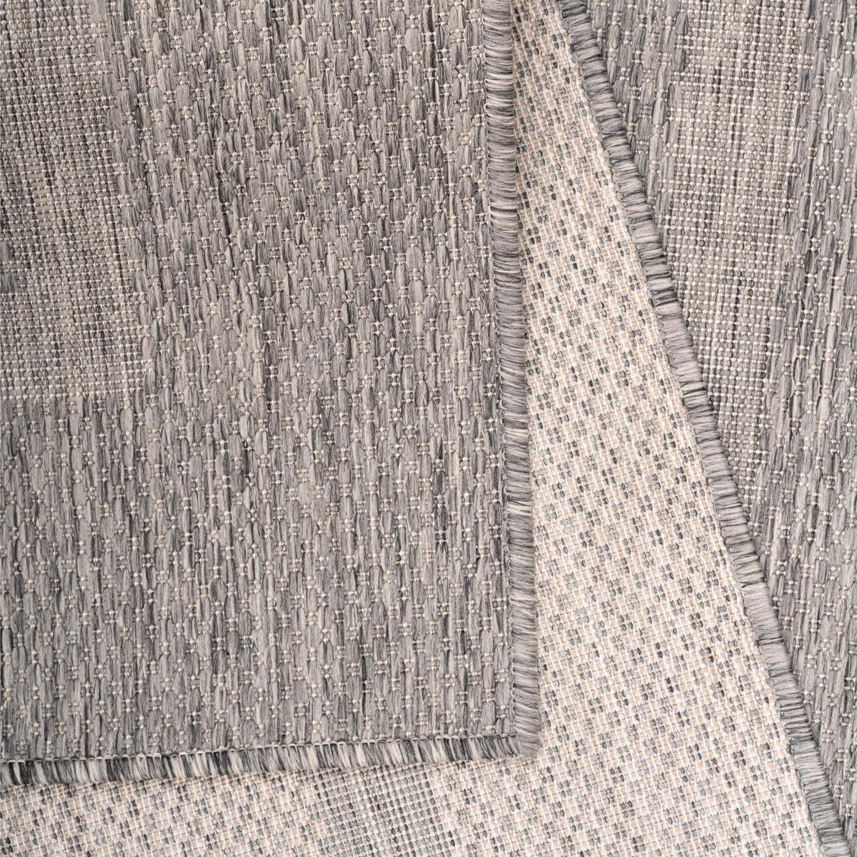 Flachwebteppich Relax - Grau, Basics, Textil (200/200cm) - Novel