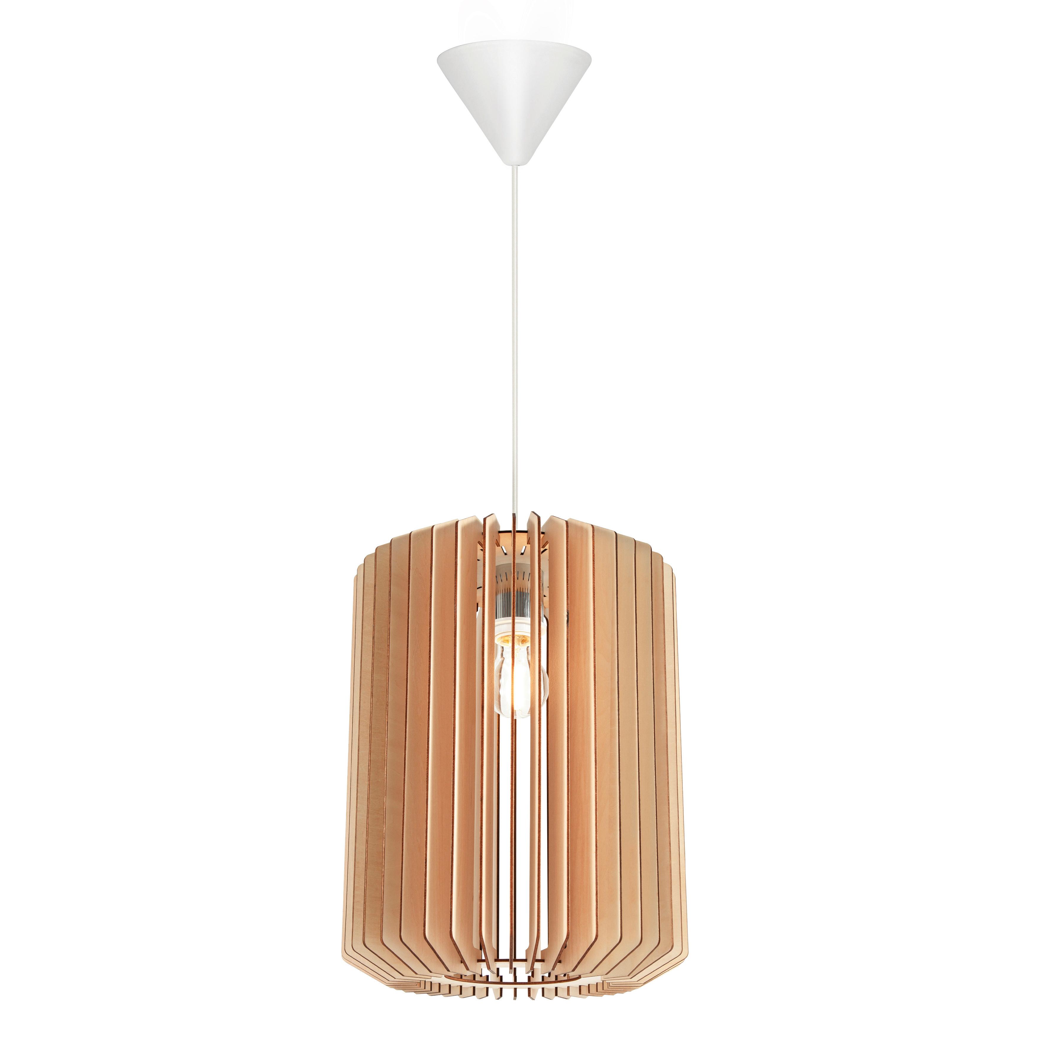 Hängeleuchte Asti Naturfarben B: 30 Cm - Naturfarben, Natur, Holz (30/40cm) - Nordlux