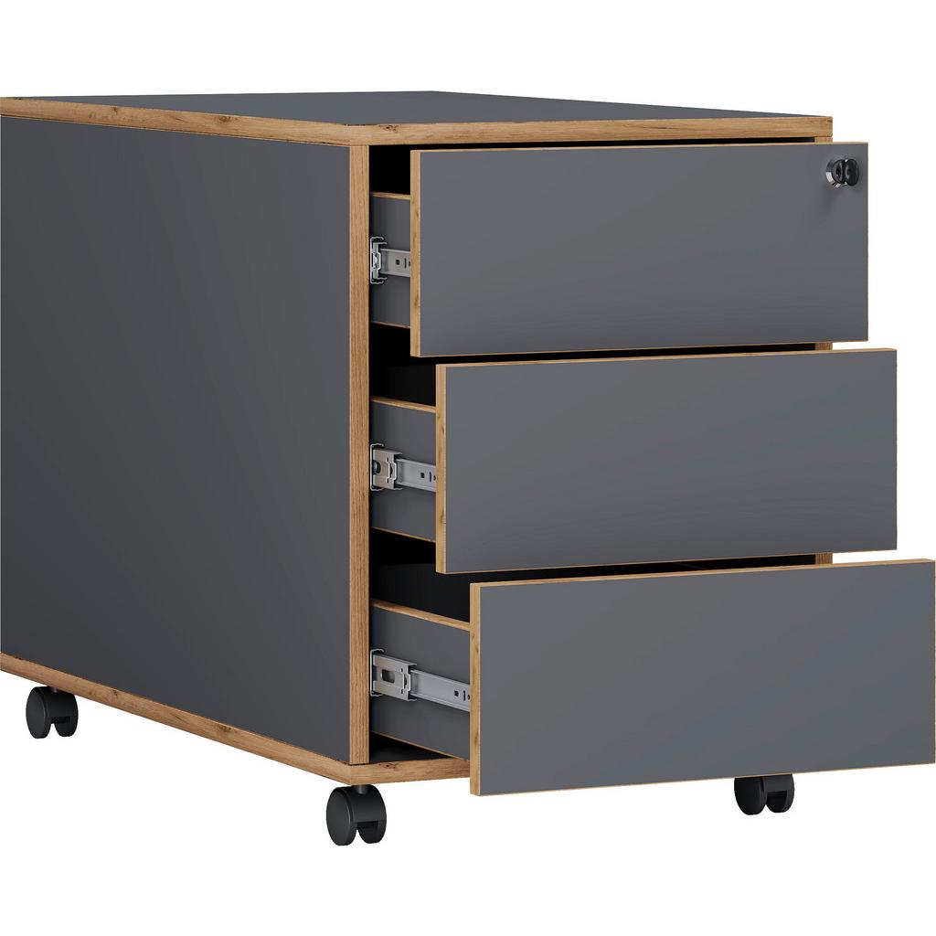 Container Salia Anthrazit, Honigeiche B: 42 cm