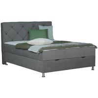 Box-ágy Black Diamond - szürke, Design, textil (180/200cm) - Modern Living