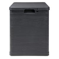 Kissenbox Madera Mini 44x50x43cm 90 L Anthrazit - Anthrazit, Basics, Kunststoff (44/50/43cm)