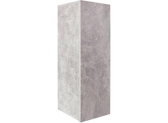 Regál Nástěnný Halma Hlr01 - šedá, Moderní, kompozitní dřevo (26,5/75/28cm) Regál Nástěnný Halma Hlr01 - šedá, Moderní, kompozitní dřevo (26,5/75/28cm)
