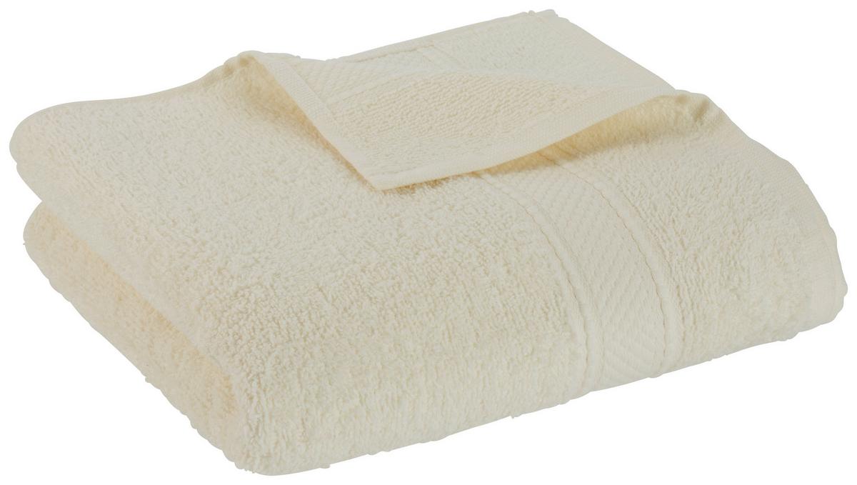 RUČNÍK Cindy, 50/100 cm, bílá - krémová (50/100cm) - Modern Living