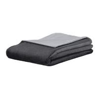 MĚKKÁ DEKA WENDY - světle šedá/antracitová, Konvenční, textil (150/200cm) - Mömax
