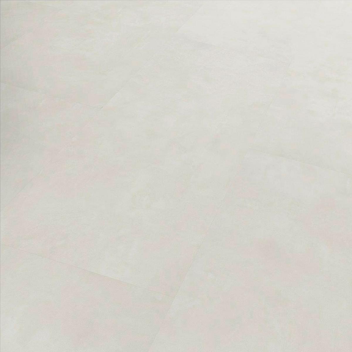 Designboden Fliesenoptik Creme Stärke 5mm - Creme, Basics, Kunststoff (60.5/30.48/0.5cm)