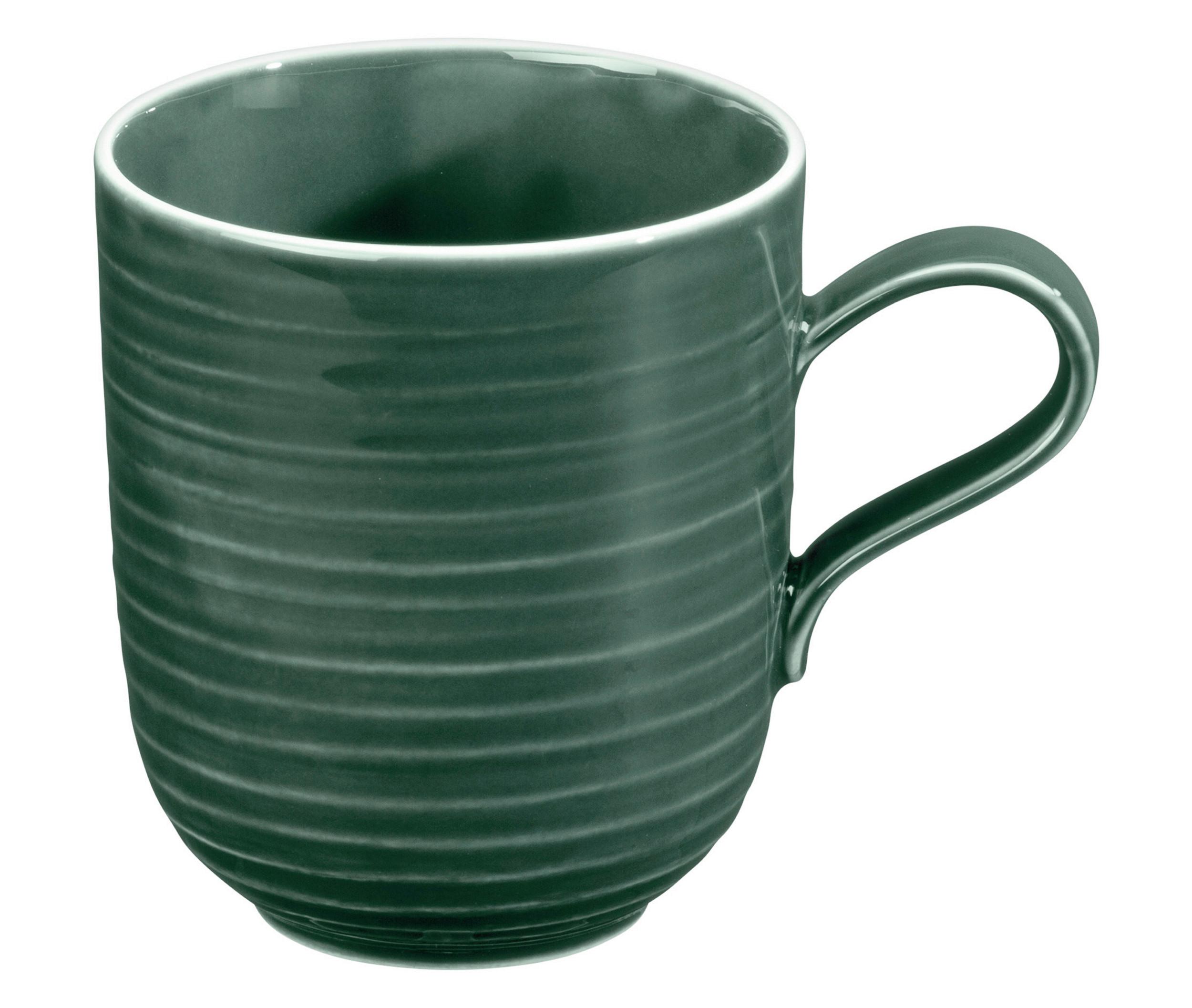 Kaffeebecher Terra Moosgrün - Dunkelgrün, Basics, Keramik (0,40l) - Seltmann Weiden