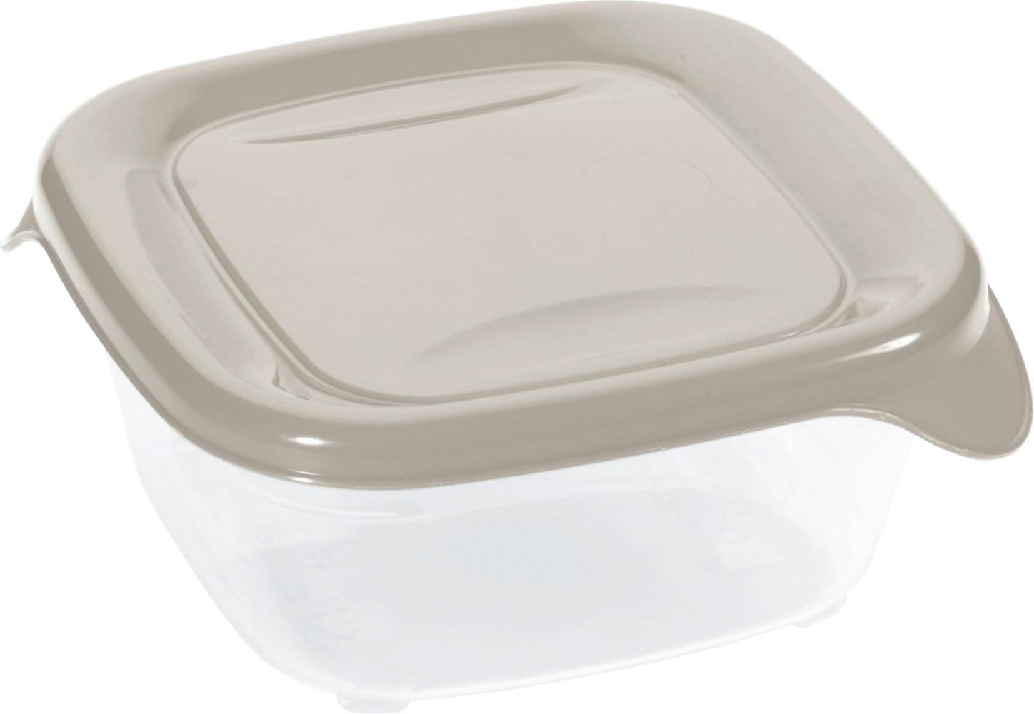 Ételtároló Doboz Fresh&go Kb. 0,8l - homokszínű, Basics (15.5/15.5/5.5cm) - Curver