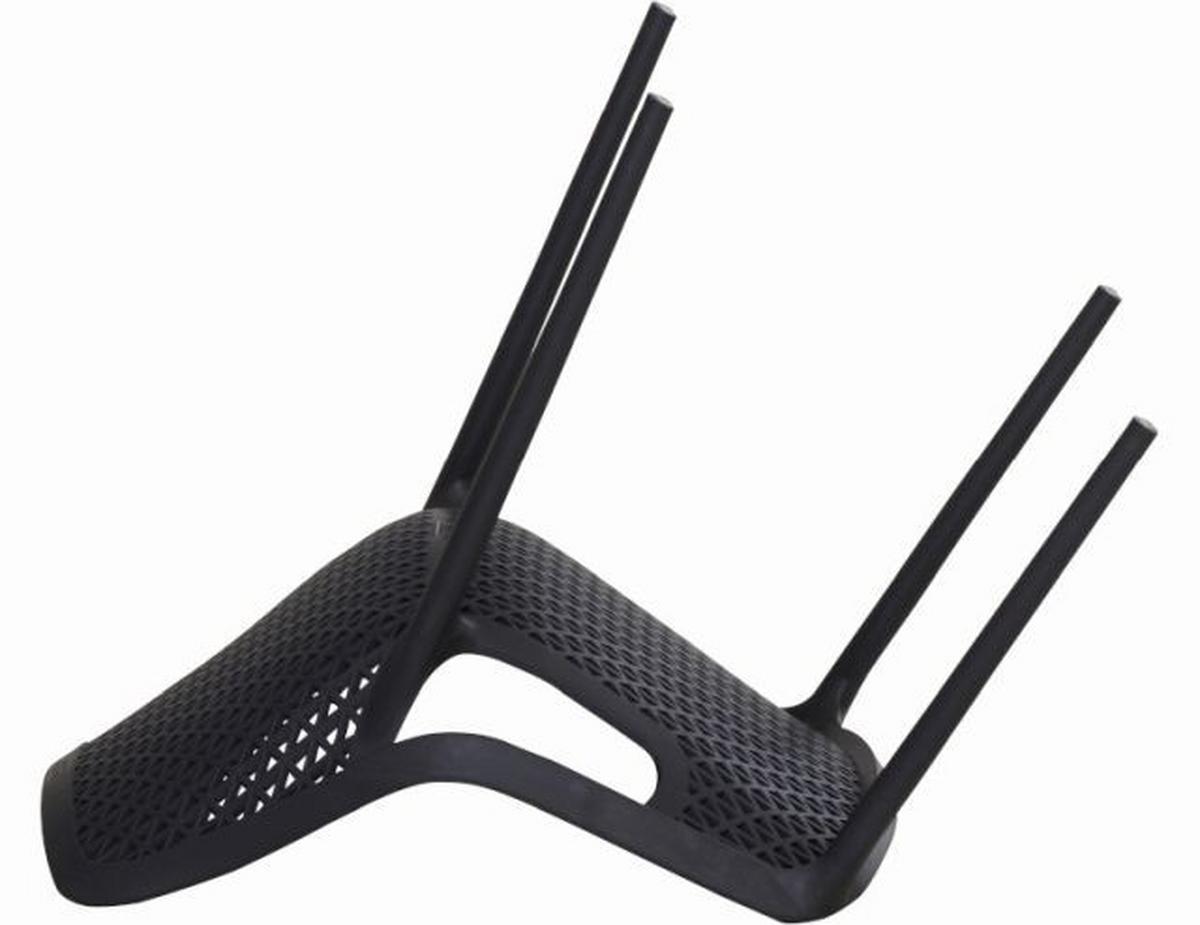 Gartenstuhl-set 4er Pkg. Anthrazit - Anthrazit, Basics, Kunststoff (60/81/50cm) - Siena Garden