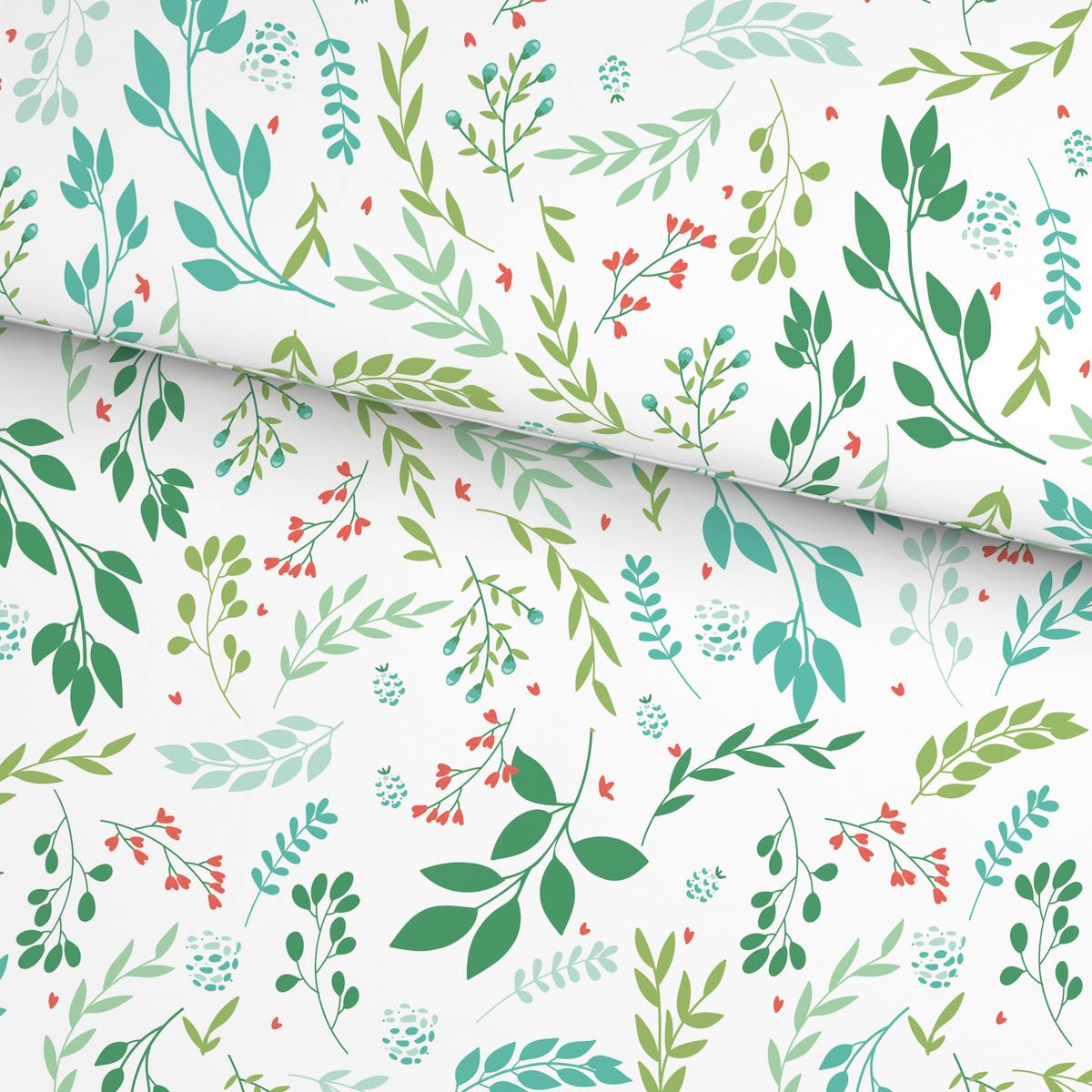 POVLEČENÍ HERBS - zelená, textil (140/200cm) - Mömax