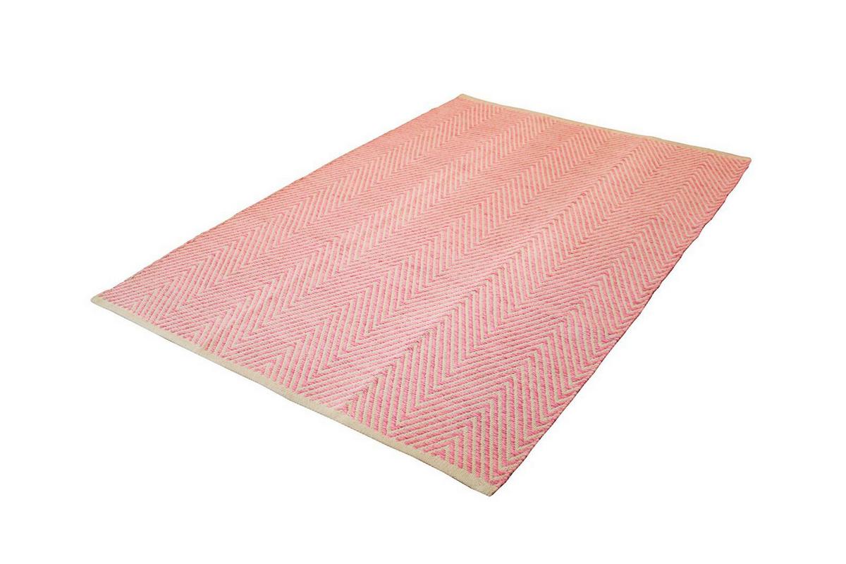 Flachwebteppich Aperitif 510 Rosa B: 160 Cm - Rosa, KONVENTIONELL (160/230cm)