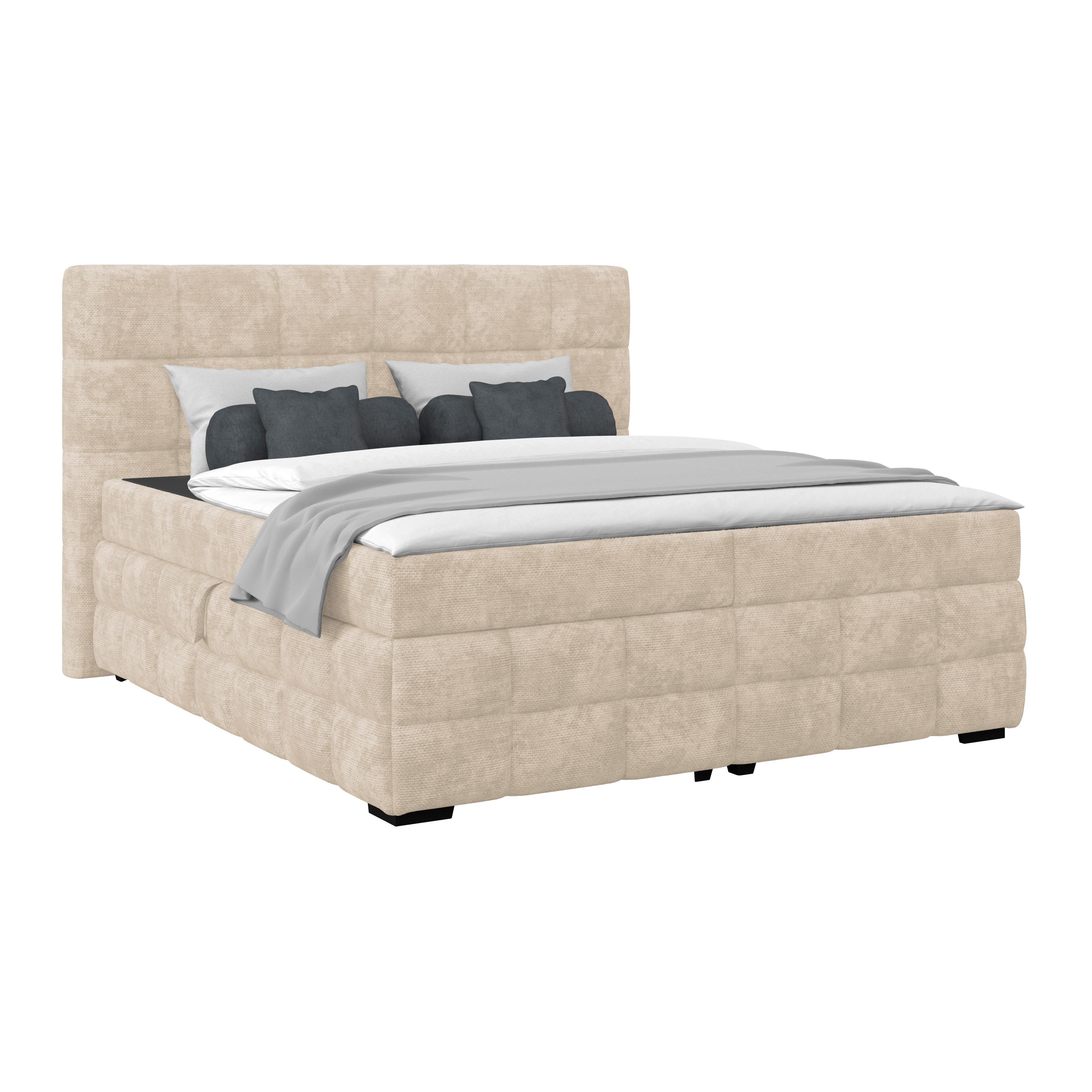 Polsterbett Vega Weiß, 160 X200 cm