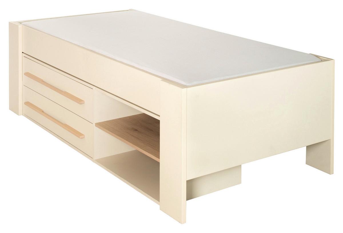 Bett Flexi Grow Captain Kashmir, Lf 90x200 Cm - Kaschmir, KONVENTIONELL, Holz/Holzwerkstoff (90/200cm) - Roba