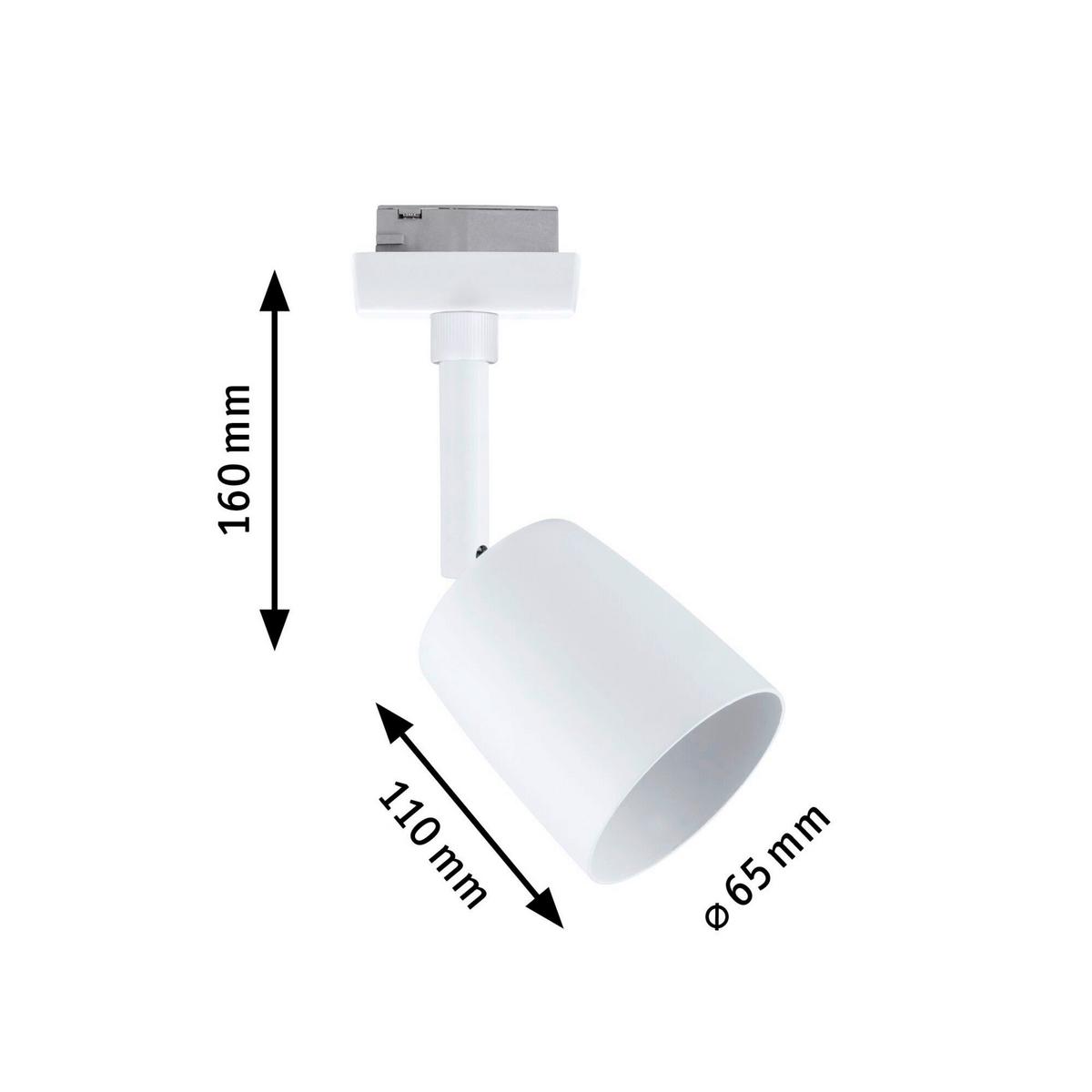 Schienensystem-Strahler 94880 Urail Cover Sw - Basics (6,5/18,2cm) - Paulmann