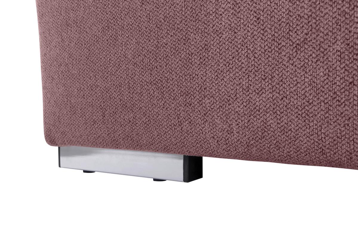 Wohnlandschaft Beere U: 173x328x215 Cm - Beere/Grau, Design, Textil (173/328/215cm) - MID.YOU