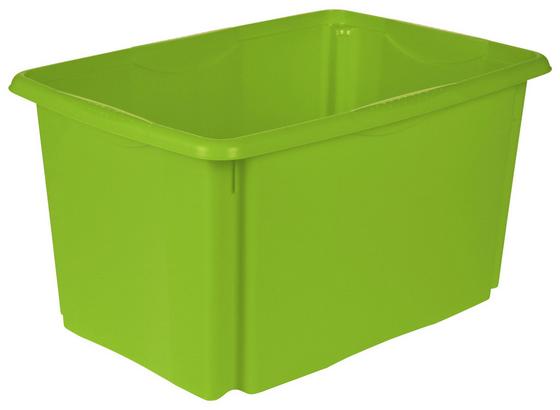Aufbewahrungsbox Emil - Grün, Basics, Kunststoff (54,5/29,5/39cm) Aufbewahrungsbox Emil - Grün, Basics, Kunststoff (54,5/29,5/39cm)