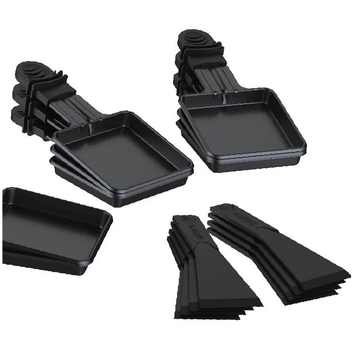 Raclette-Grill B-Kitchen Grill 900 - Edelstahlfarben/Schwarz, Basics, Kunststoff/Stein (44,5/14,5/22,7cm)