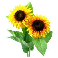 Kunstpflanze Sonnenblume Gelb L: 58 cm, Sunny - Gelb/Grün, Basics, Kunststoff (58cm)