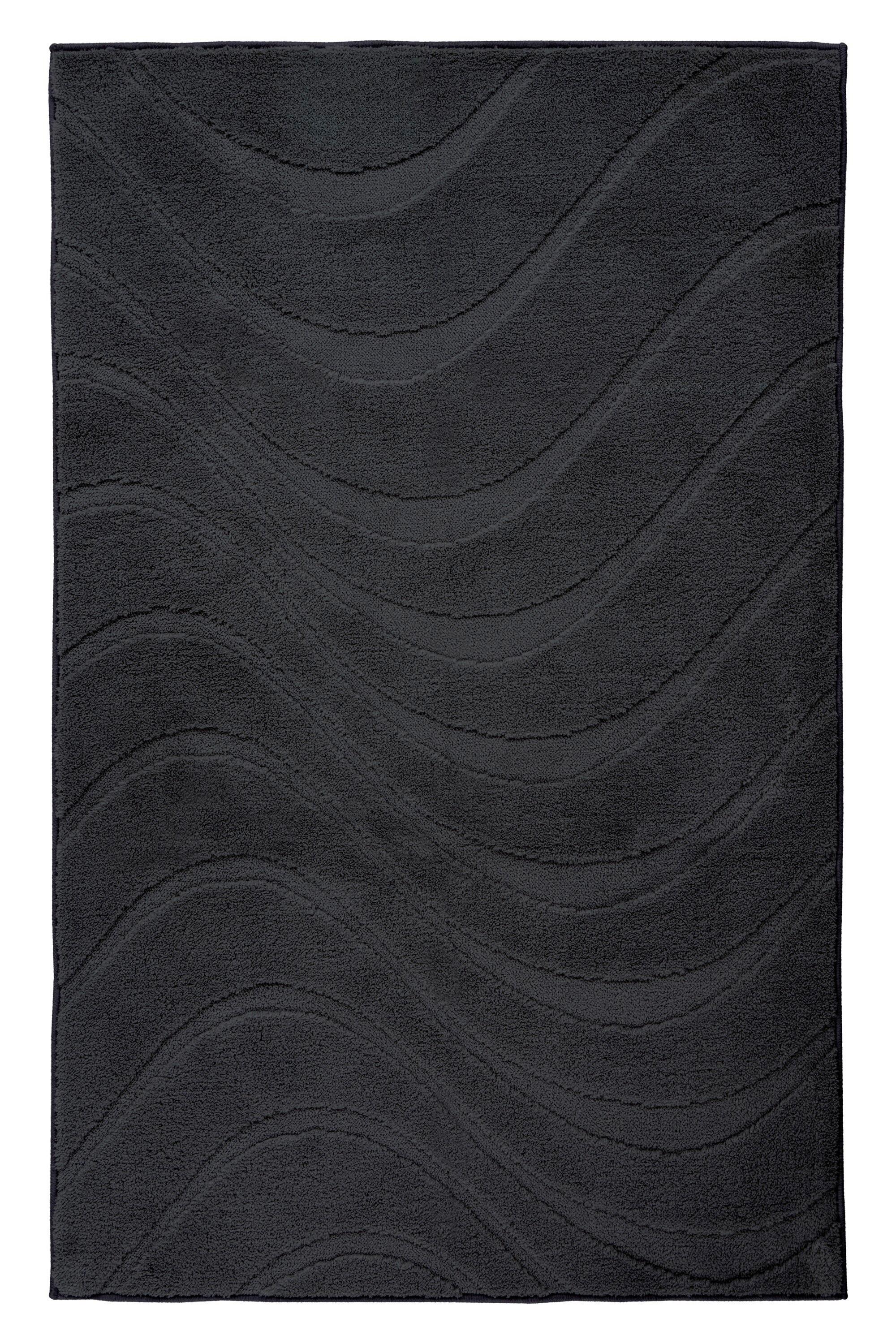 Badematte Ocean Touch Schwarz - Basics (40/60cm) - Kayoom