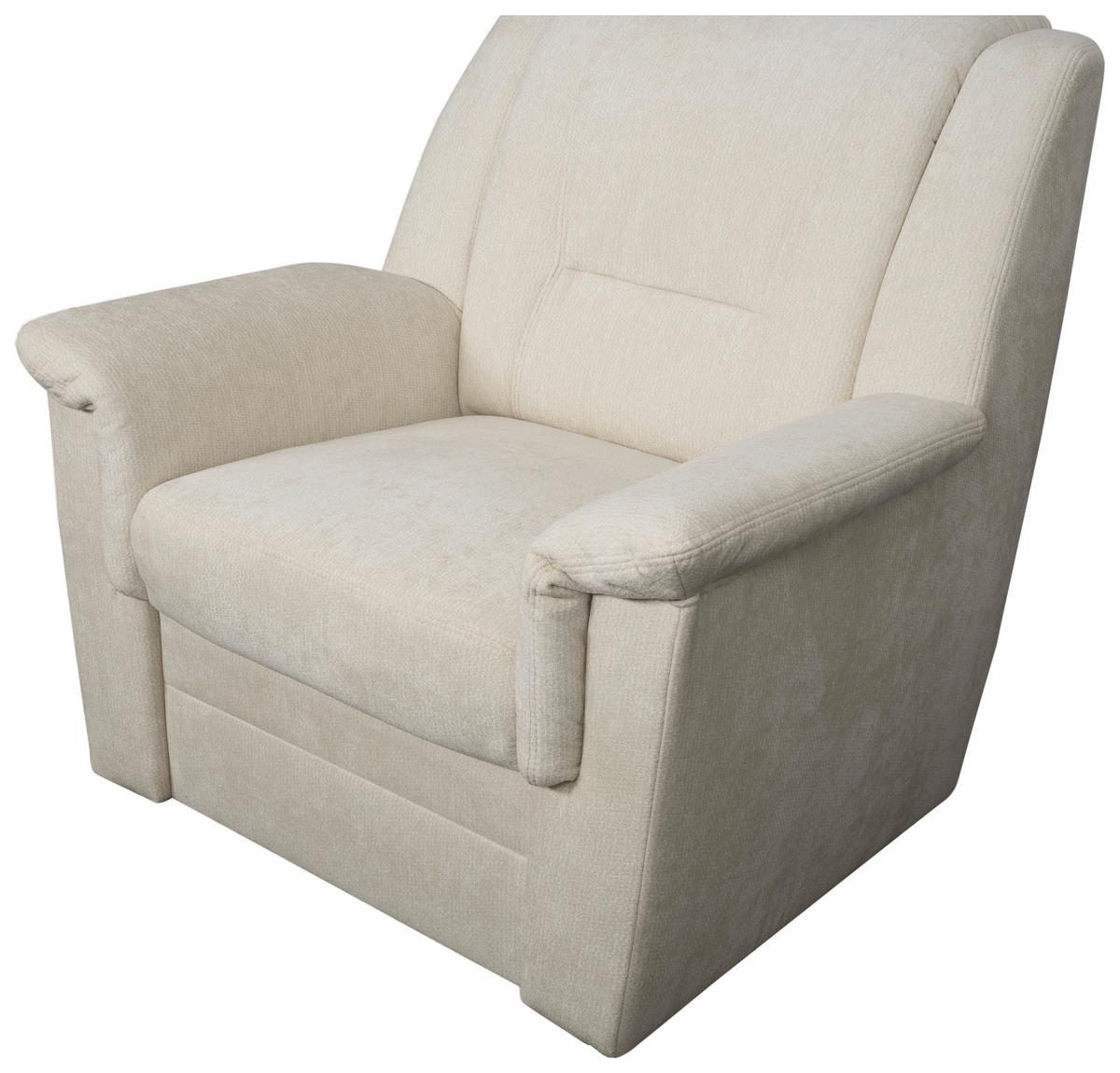 FERNSEHSESSEL Rafael, Creme B: 94 cm - Creme/Schwarz, Trend, Textil (94/95/95cm)