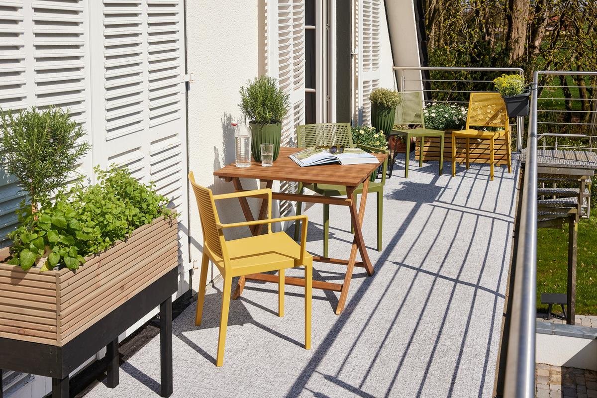 Stapelstuhl T20122 - Grün, Basics, Kunststoff (46/80/56cm) - Siena Garden