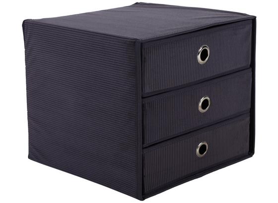 Zásuvkový Box Lisa New - šedá, Moderní, karton/textil (32/31,5/32cm) Zásuvkový Box Lisa New - šedá, Moderní, karton/textil (32/31,5/32cm)