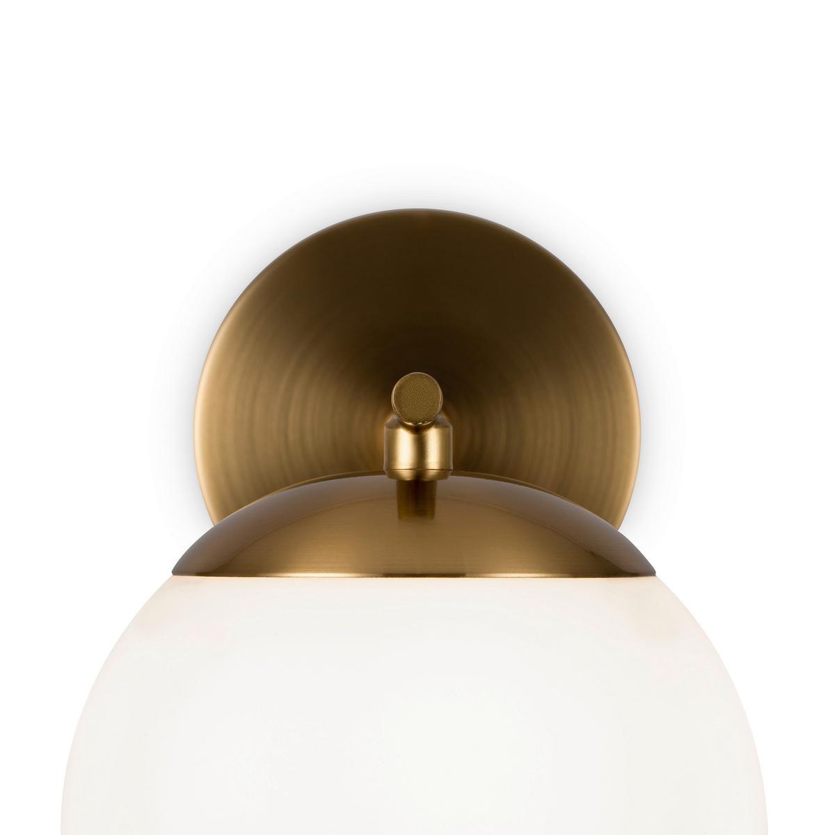 Wandleuchte Marble - Messingfarben, Trend, Glas/Metall (21/20/21cm) - MAYTONI