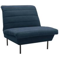 Sessel Looks Ix - Schwarz/Dunkelblau, Design, Textil (92/92/103cm) - LOOKS by W.Joop