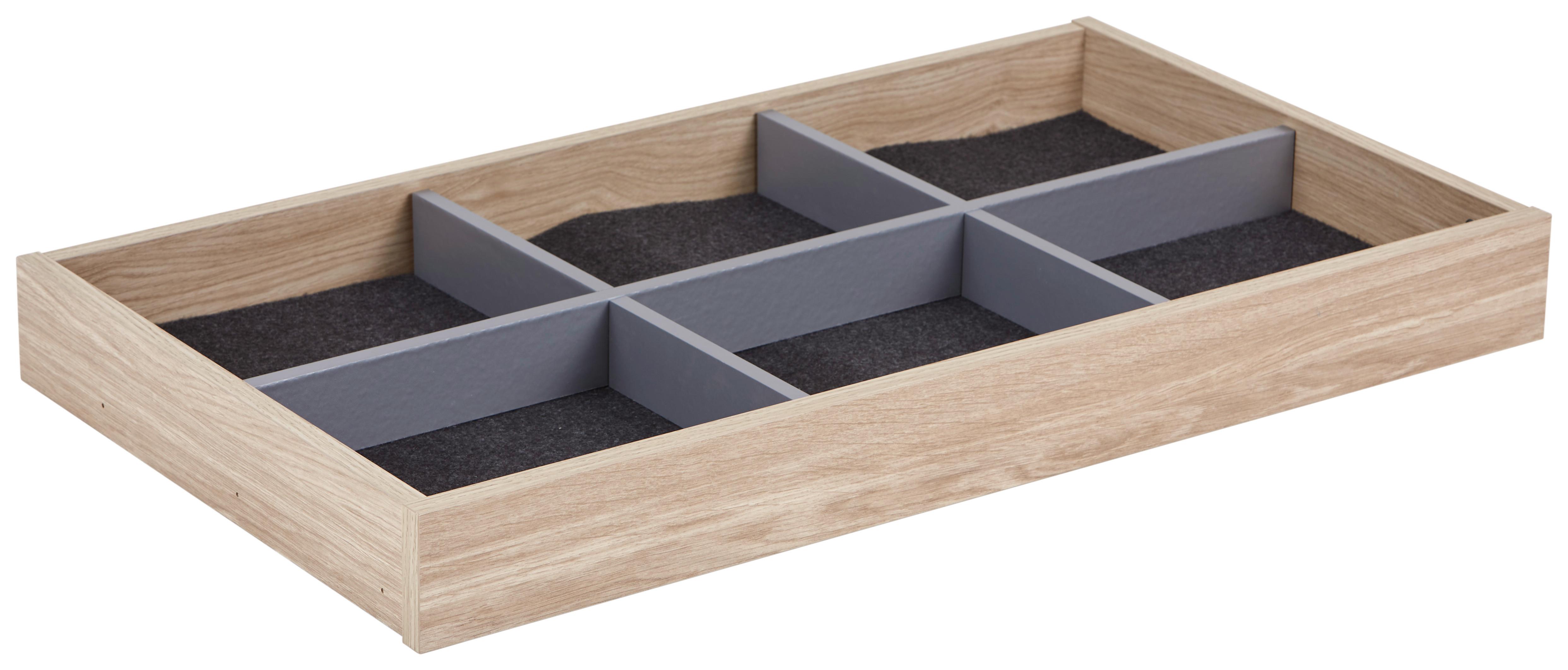 ZÁSUVKA UNIT - barvy dubu, Moderní, kompozitní dřevo (87,9cm) - Ondega