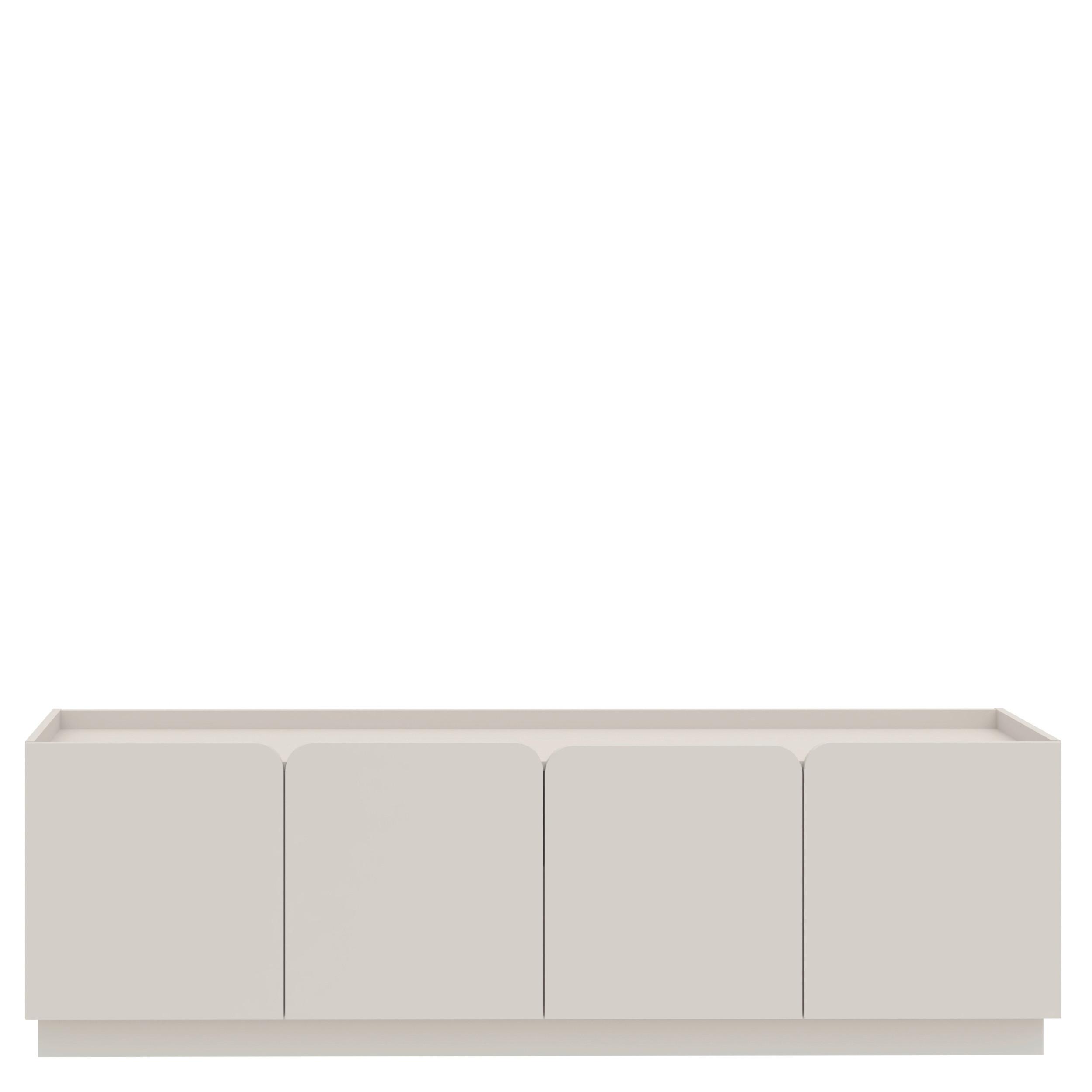 LOWBOARD Nikko Kaschmir B: 180cm - Kaschmir, Design, Holzwerkstoff (180/59,7/40cm) - MID.YOU