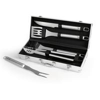 Grillkofferset 6tlg. Landmann Grillkoffer-Set 6--Teilig - Silberfarben, LIFESTYLE, Metall (45/17/8cm)